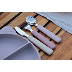 Soina - Bestik st - Lyserd/Beige 