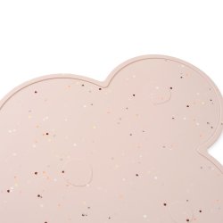 Done By Deer - Dkkeserviet i silikone - Confetti - Pudder