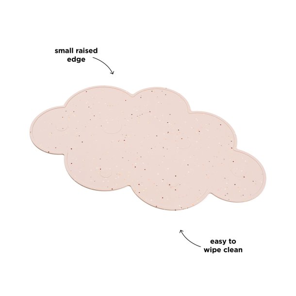 Done By Deer - Dkkeserviet i silikone - Confetti - Pudder