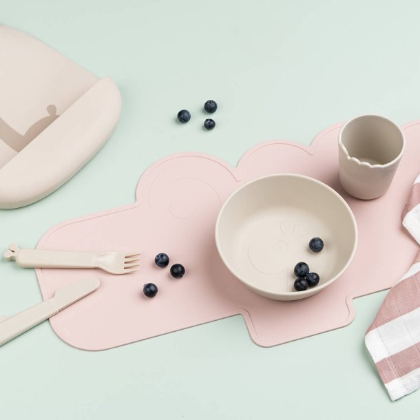 Done By Deer - Dkkeserviet i silikone - Croco - Pudder