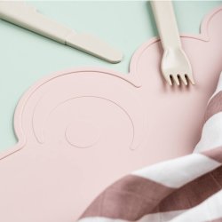 Done By Deer - Dkkeserviet i silikone - Croco - Pudder