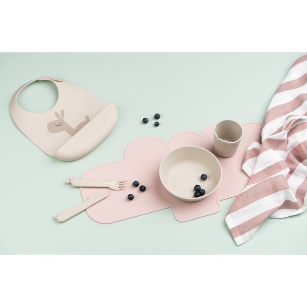 Done By Deer - Dkkeserviet i silikone - Croco - Pudder