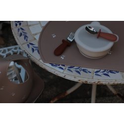 Soina Silikone Dkserviet - Cherry - Taupe