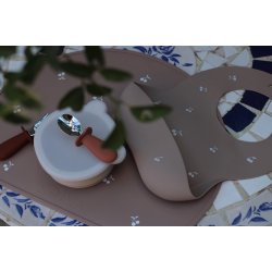 Soina Silikone Dkserviet - Cherry - Taupe