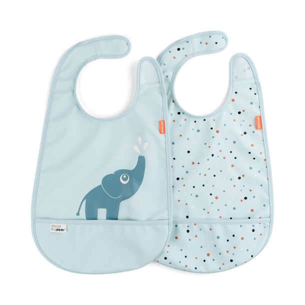Done By Deer - Hagesmk med velcro 2-pak - Elphee - Bl