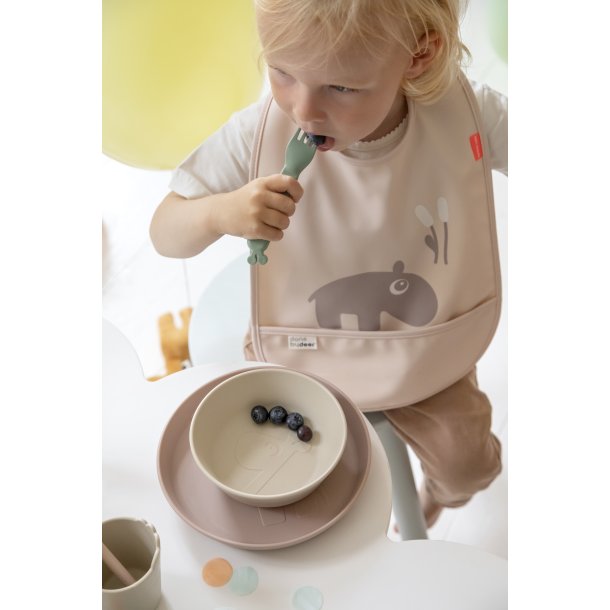 Done By Deer - Hagesmk med velcro 2-pak - Ozzo - Pudder