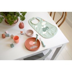 Done By Deer - Hagesmk m/velcro - Happy Clouds - Grn