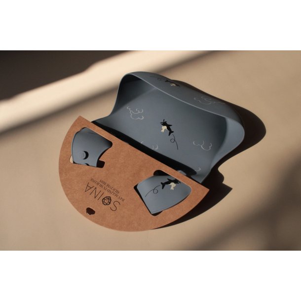 Soina - Silikone Hagesmk - Bl med flyvemaskiner