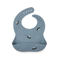 Soina - Silikone Hagesmk - Bl med flyvemaskiner