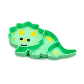 Melii Sugekop silikone tallerken - Dino 