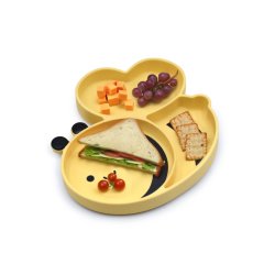 Melii Sugekop silikone tallerken - Bi