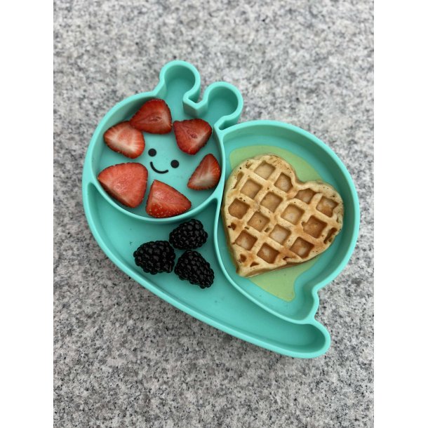 Melii Sugekop silikone tallerken - Snegl