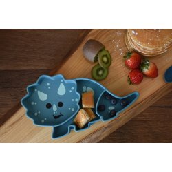 Melii Sugekop silikone tallerken - Mrkebl Dino