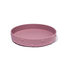 Soina - Tallerken med sugekop - Lyserd 