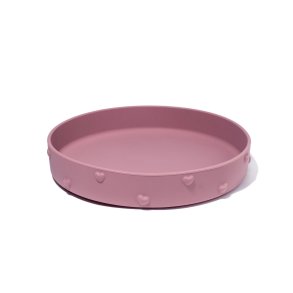 Soina - Tallerken med sugekop - Lyserd 