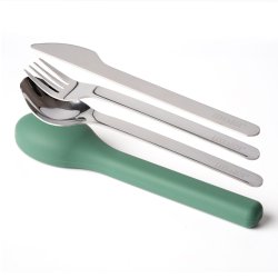 LEKKABOX - Bestik s�t m. Etui - Forest 