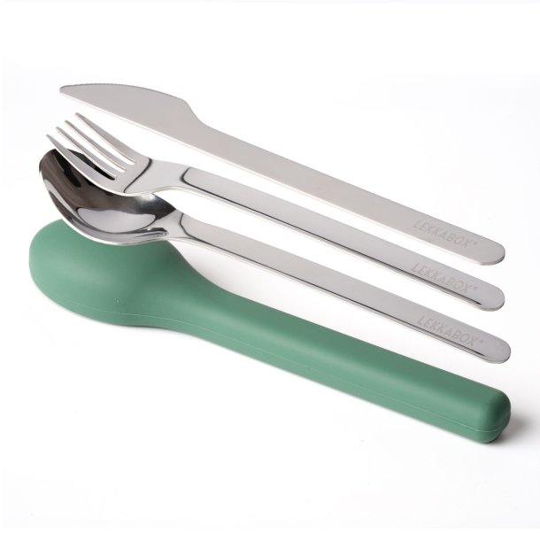 LEKKABOX - Bestik s�t m. Etui - Forest 