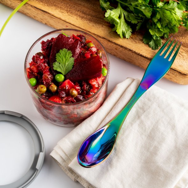 LEKKABOX - Spork 19 cm - Rustfri st�l - Rainbow 