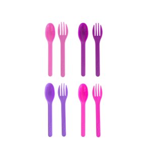 Montii Ske og Gaffel S�t - 8 stk. - Blush