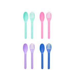 Montii Ske og Gaffel S�t - 8 stk. - Pastel