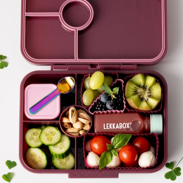 LEKKABOX Mini Dip Container - 2 stk. - Rustfrit st�l - Lavendel 