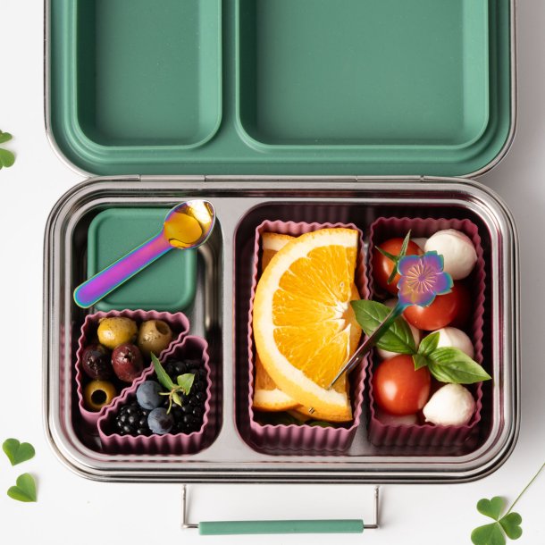 LEKKABOX Mini Dip Container - 2 stk. - Rustfrit st�l - Forest