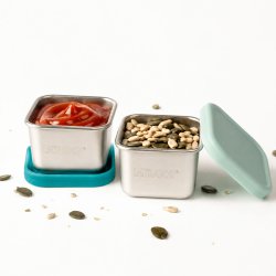 LEKKABOX Mini Dip Container - 2 stk. - Rustfrit st�l - Ocean