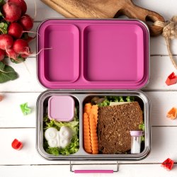 LEKKABOX Mini Dip Container - 2 stk. - Rustfrit st�l - Lavendel 