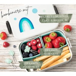 LEKKABOX Bento Silicone Cups - 2 stk. - Mint 