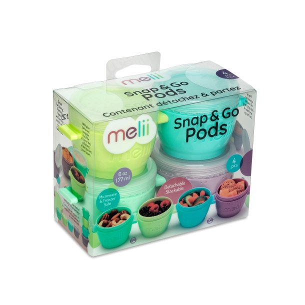 Melii Snap &amp; Co Cups/Pods - Farver - 177 ml (4 stk)