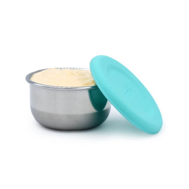 Melii - Mini dip beholder - 2 stk. Rustfri st�l - Bl�/lime