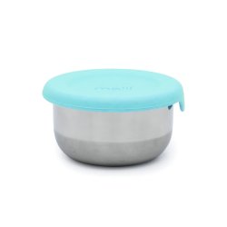 Melii - Mini dip beholder - 2 stk. Rustfri st�l - Bl�/lime