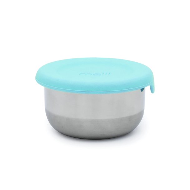 Melii - Mini dip beholder - 2 stk. Rustfri st�l - Bl�/lime