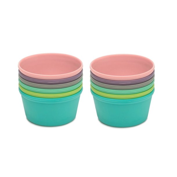  Melii - Silikone Skle - 12 Stk. - Rainbow 