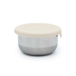Melii - Mini dip beholder - 2 stk. Rustfri st�l - Salvie elfenben 