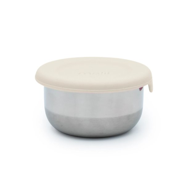 Melii - Mini dip beholder - 2 stk. Rustfri st�l - Salvie elfenben 