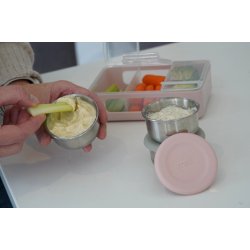 Melii - Mini dip beholder - 2 stk. Rustfri st�l - Blush Berry