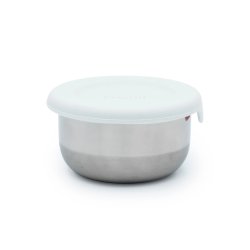 Melii - Mini dip beholder - 2 stk. Rustfri st�l - Salvie elfenben 