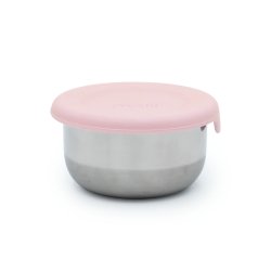 Melii - Mini dip beholder - 2 stk. Rustfri st�l - Lyser�d/lilla 