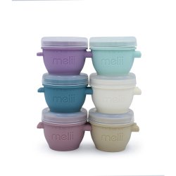 Melii Snap &amp; Co Cups/Pods - Silikone - 59 ml - Luxe (6 stk.)