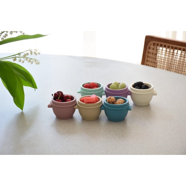 Melii Snap &amp; Co Cups/Pods - Silikone - 59 ml - Luxe (6 stk.)