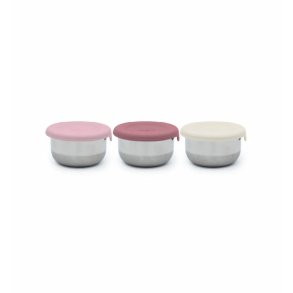 Melii - Mini dip beholder - 2 stk. Rustfri st�l - Blush Berry