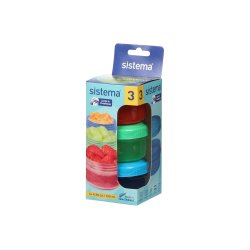 Sistema - Mini Bites To Go 3 Pack - 130 ml. -  2026 