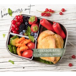 LEKKABOX Bento Silicone Cups - 2 Stk. - Gr/Stone - 