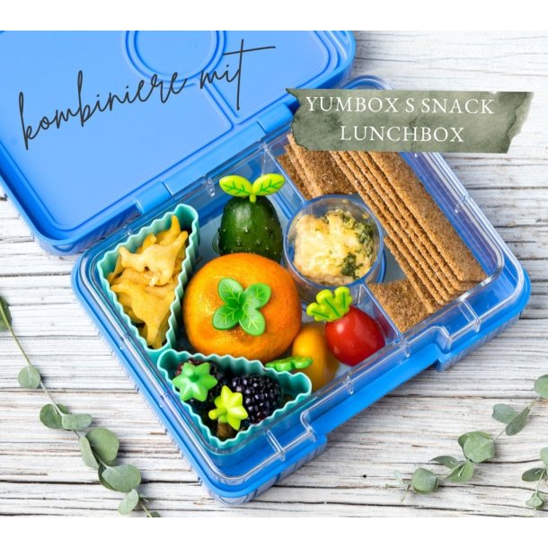 LEKKABOX Trekant forme - 4 stk. - Ocean 