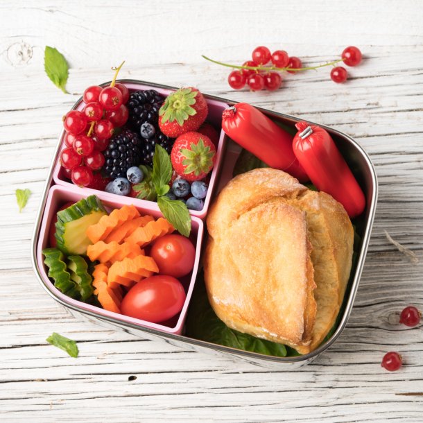 LEKKABOX Bento Silicone Cups - 2 stk. - Rosa 