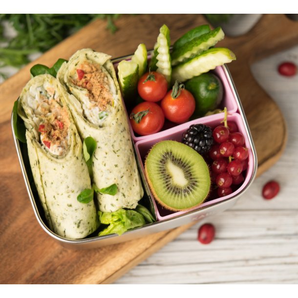 LEKKABOX Bento Silicone Cups - 2 stk. - Rosa 