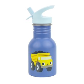 A Little Lovely Company - Drikkeflaske Rustfri St�l - 350 ml - Dump Truck 