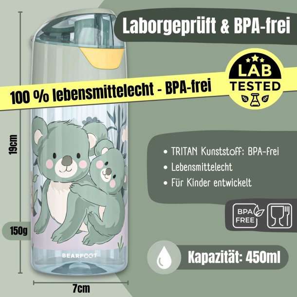 Bearfoot Drikkedunk 450 ml. - Salvie Koala