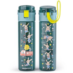 Bearfoot letvgts drikkedunk - Bl - 500 ml - Brandbil og kaniner 